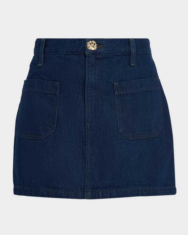 The Mimi Denim Mini Skirt